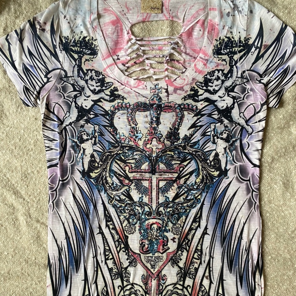 Womens Daytrip Multi Color Tee